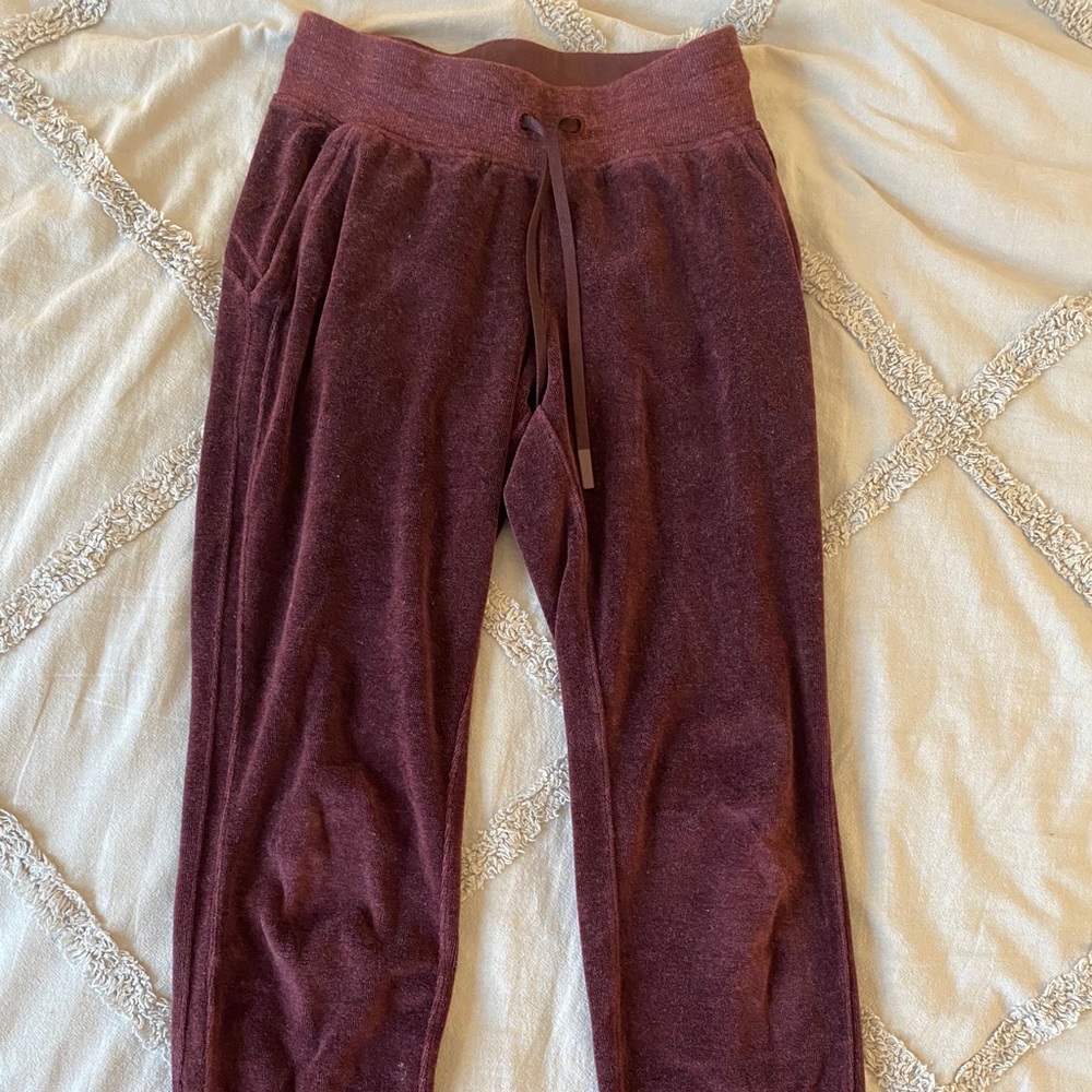 lululemon athletica Maroon Track Joggers